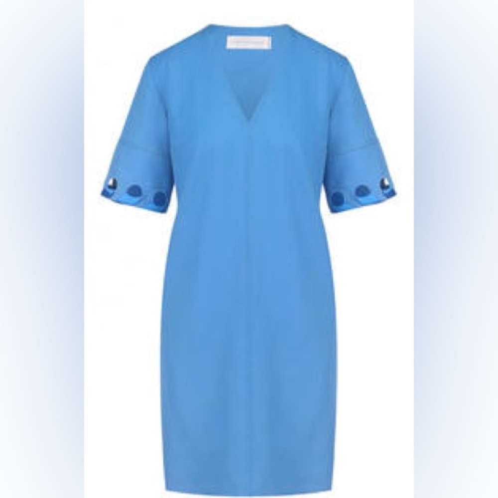 Victoria Beckham Peekaboo Blue Dress US 8